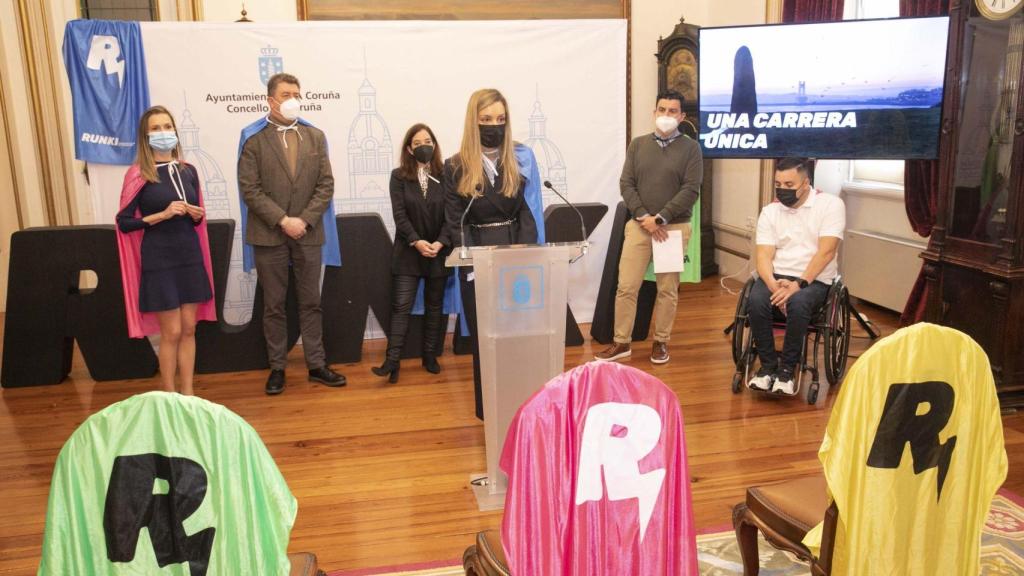 Presentación de la Carrera de los Superhéroes.