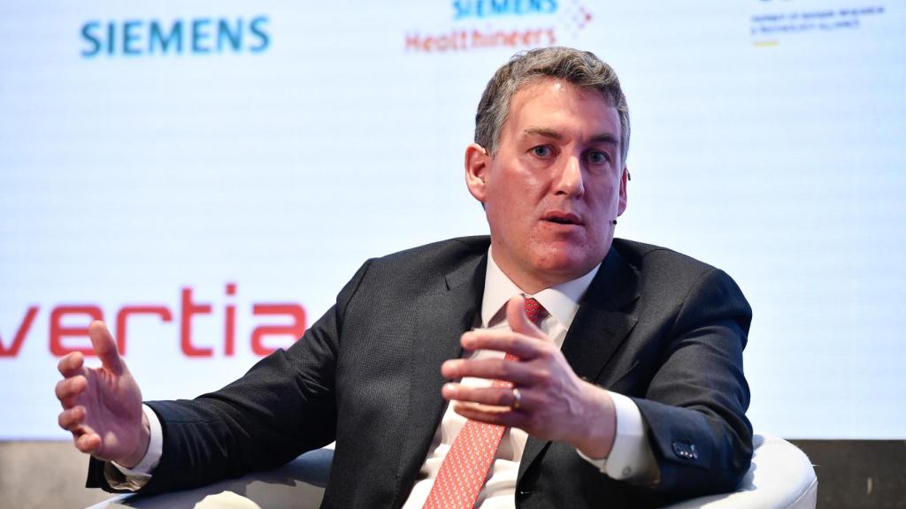 Colman Deegan, CEO de Vodafone, durante su conversación bajo el título 'El rol de las telecos en un contexto de transformación y liderazgo digital, en la tercera jornada del 'Wake Up, Spain!'.