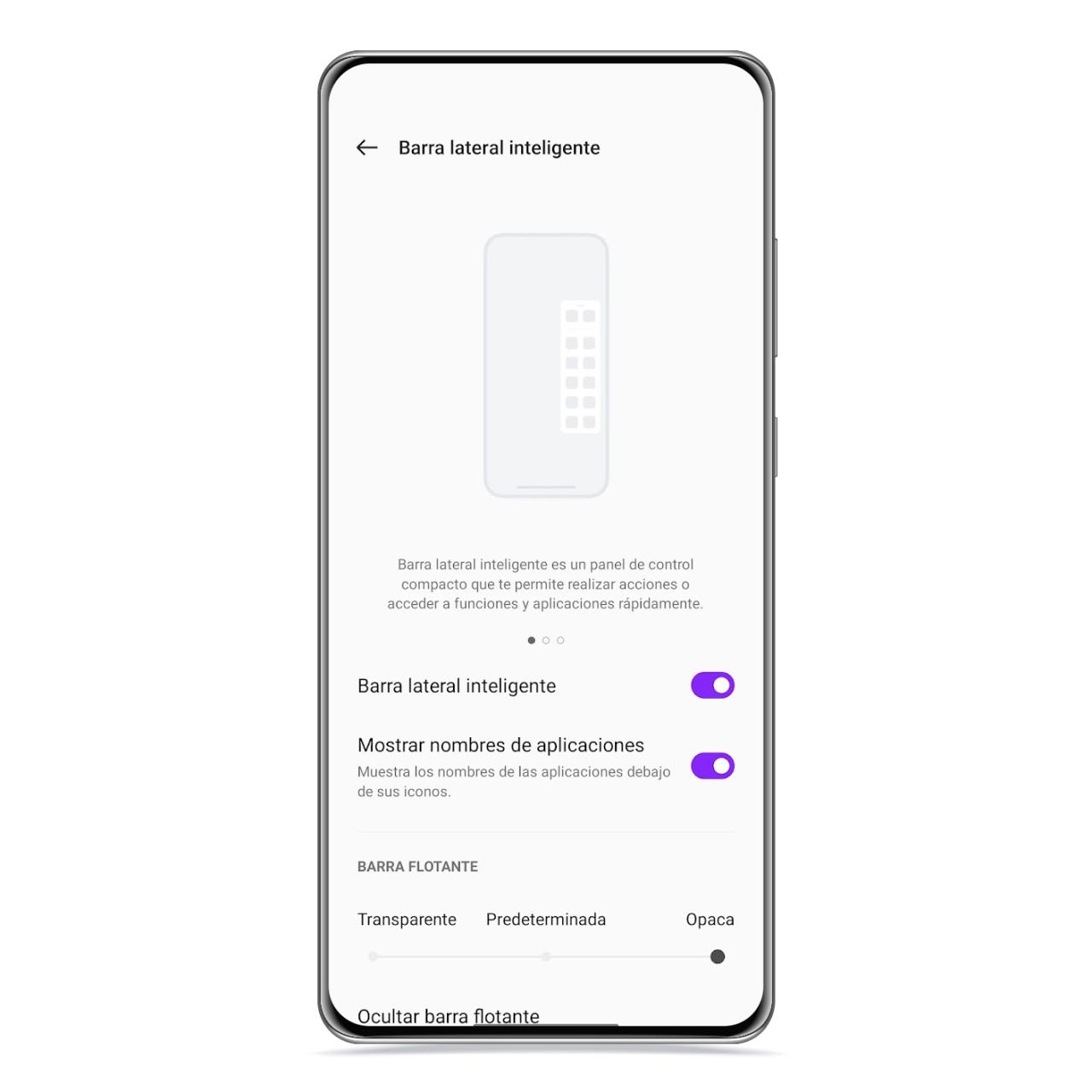 Barra lateral inteligente