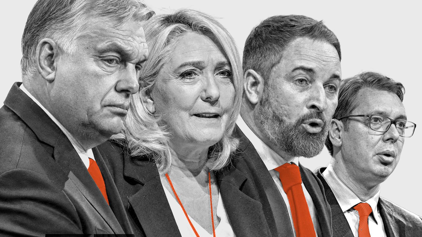 Orban, Vucic y Abascal son los Tres Tenores de Putin en Europa, junto a la Soprano Le Pen.