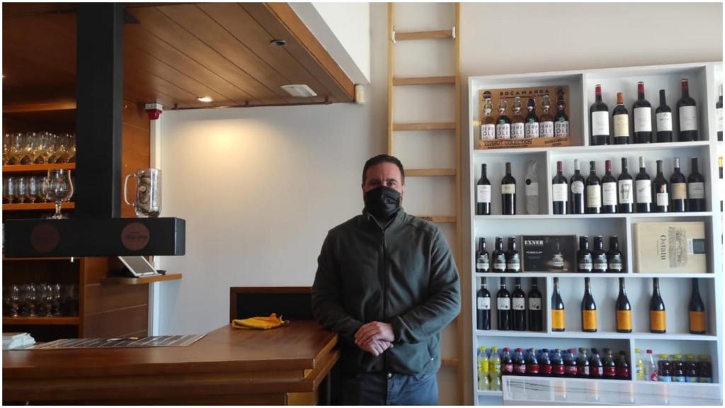 Xulio Vázquez, al frente del establecimiento.