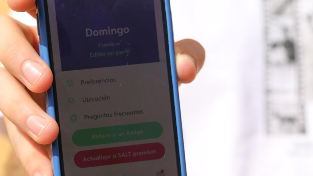 La pantalla de uno de los reporteros.