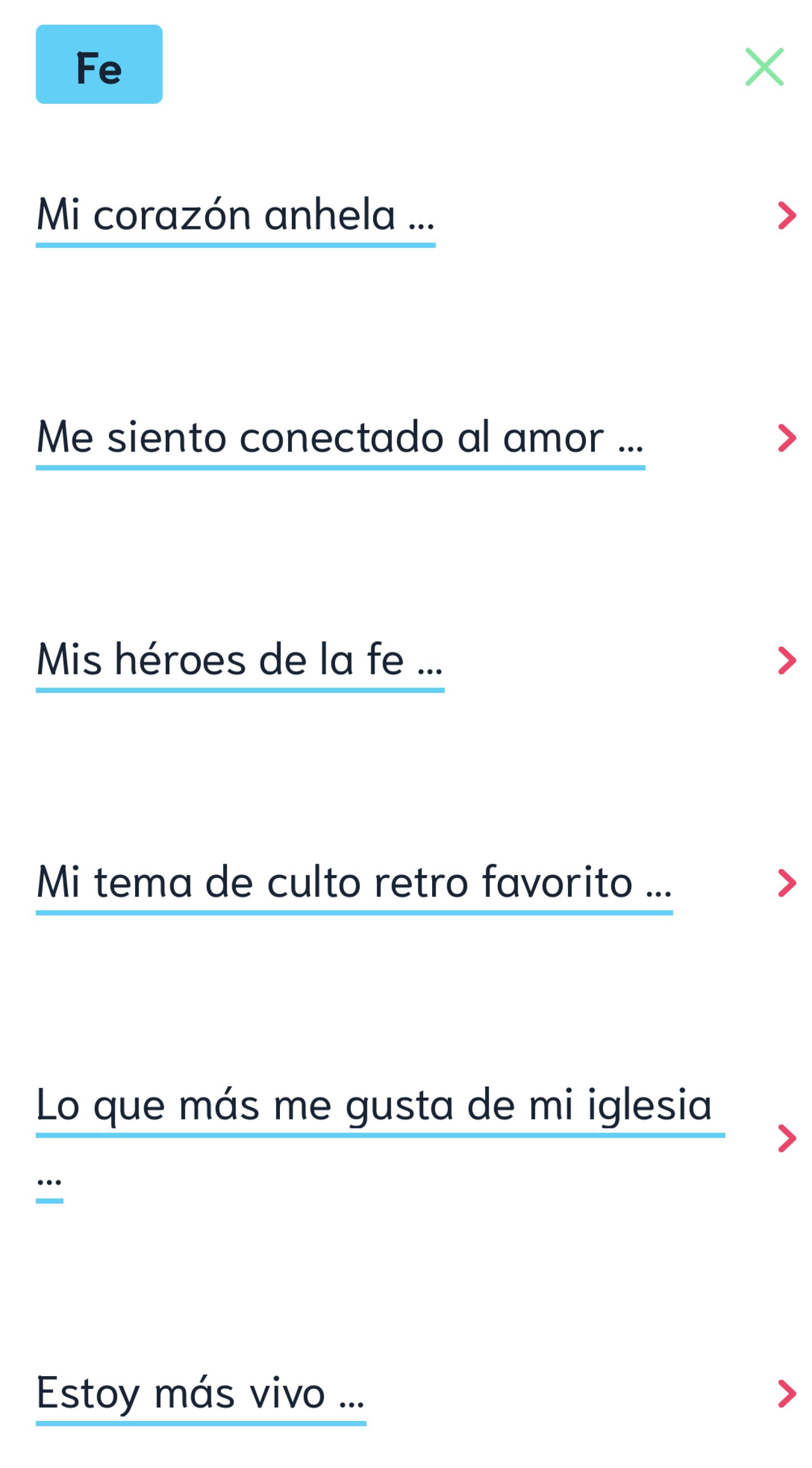 Una imagen de la aplicación.