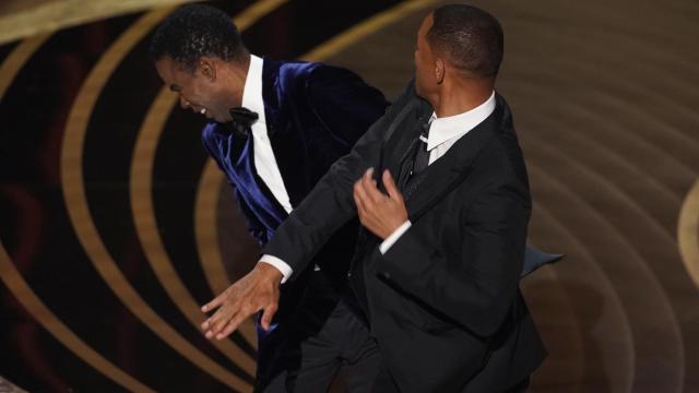 El momento en el que Will Smith abofeteó a Chris Rock.