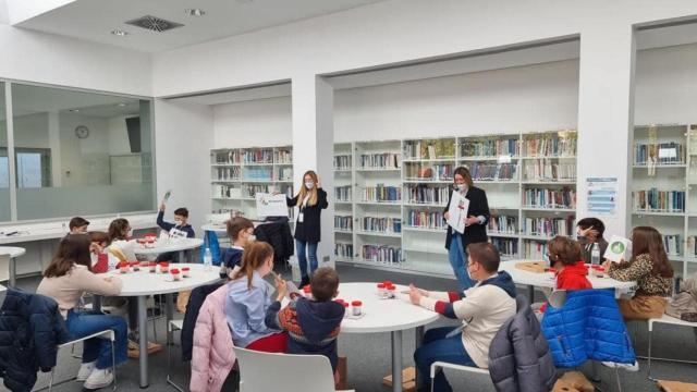 Uno de los talleres de MBA Kids.