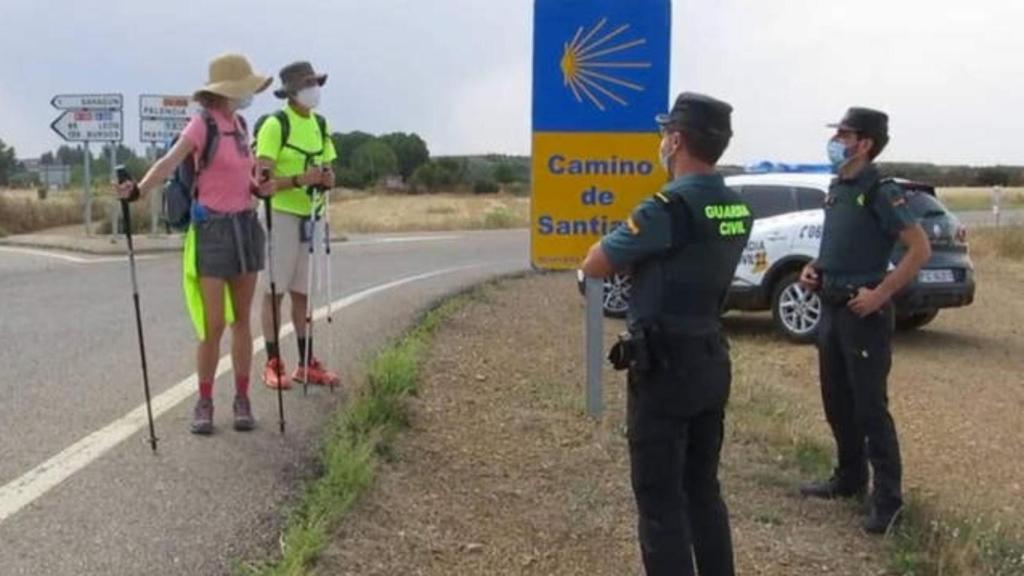 La Guardia Civil en el Camino de Santiago.