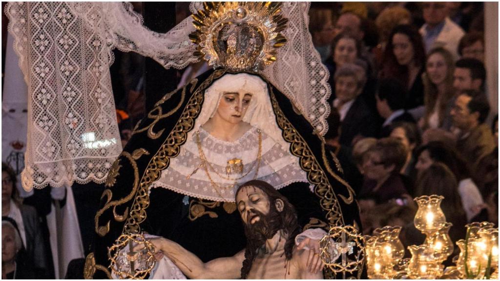 Imagen de archivo de la Virgen de las Angustias.