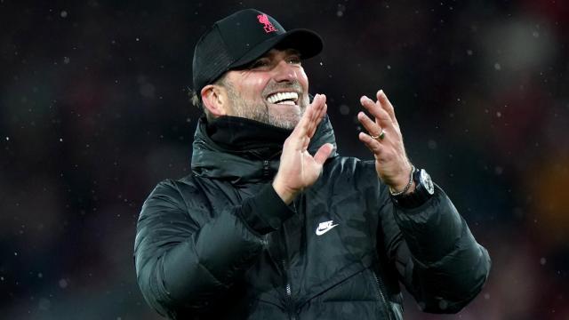 Jürgen Klopp, en un partido del Liverpool de la temporada 2021/2022