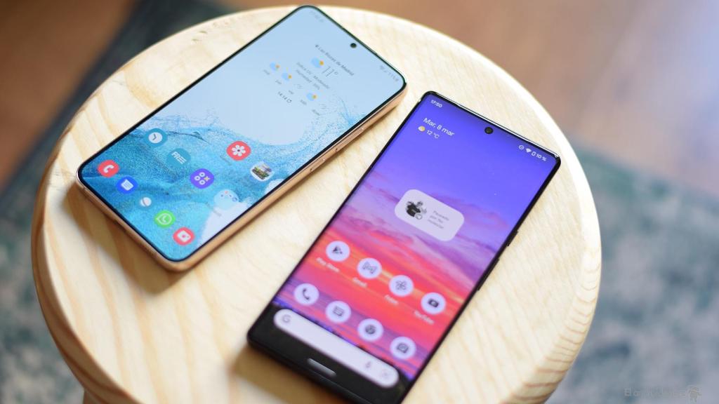 Samsung Galaxy S22+  y Google Pixel 6 Pro