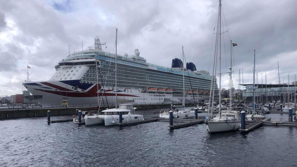 Britannia, en el Puerto de A Coruña
