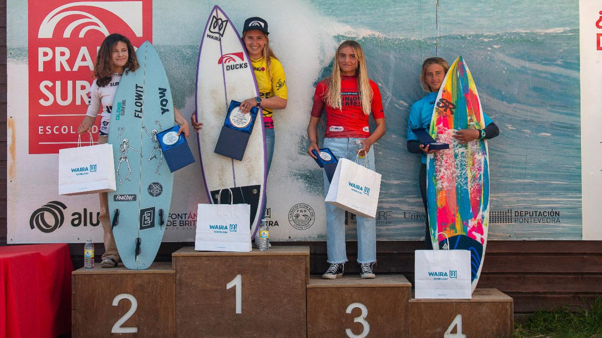 Daniel Alonso en el podio. Foto: Óscar Diéguez
