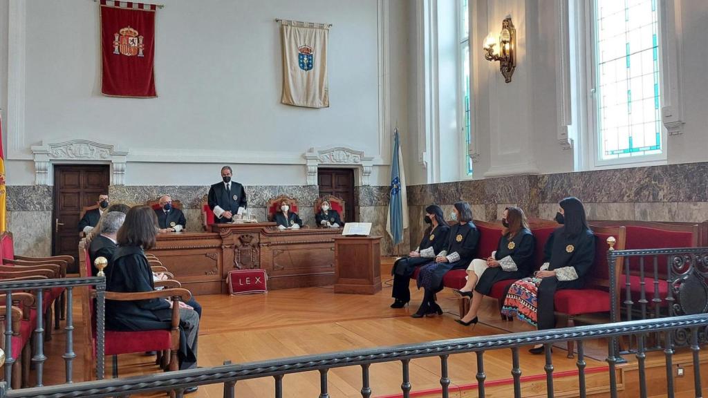 Acto de ascenso a magistradas de cuatro juezas.