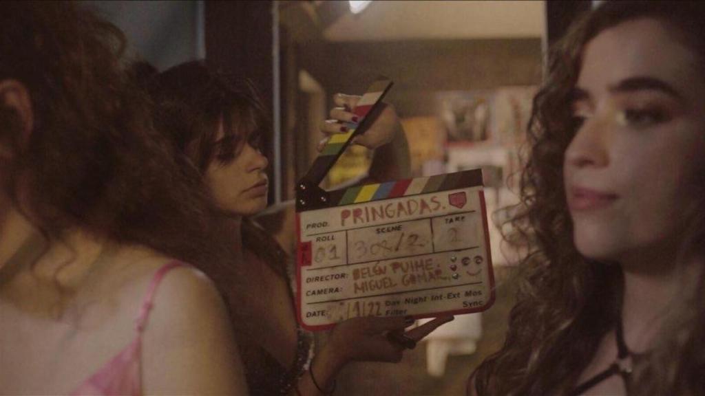 Rodaje de la webserie ‘Pringadas’.