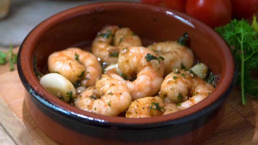 Receta de langostinos al ajillo fácil paso a paso