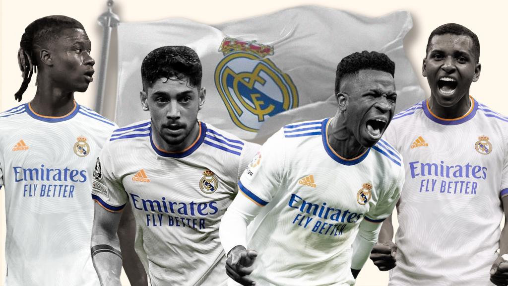 Vinicius, Fede Valverde, Camavinga y Rodrygo