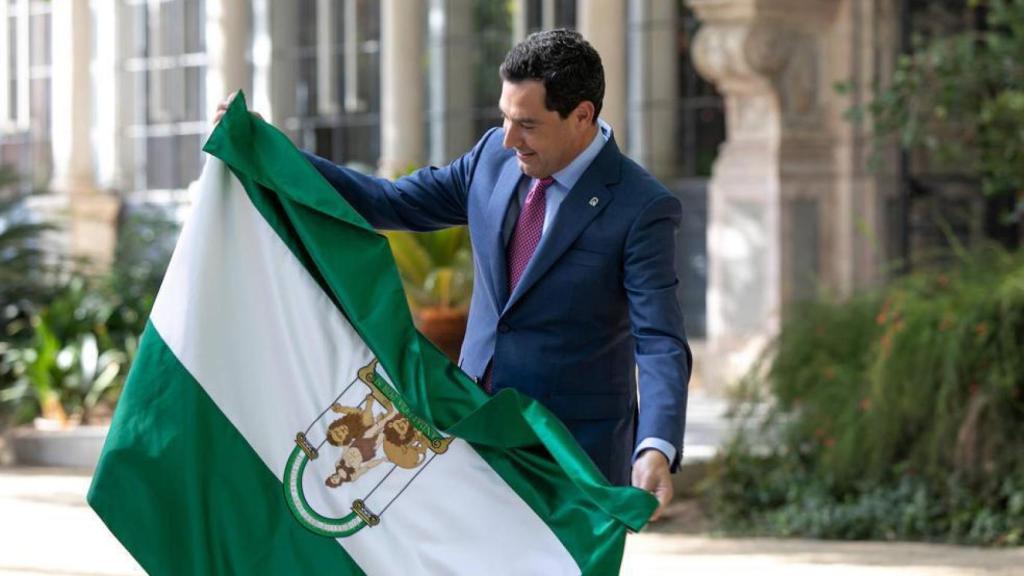 El presidente de la Junta de Andalucía, Juanma Moreno.