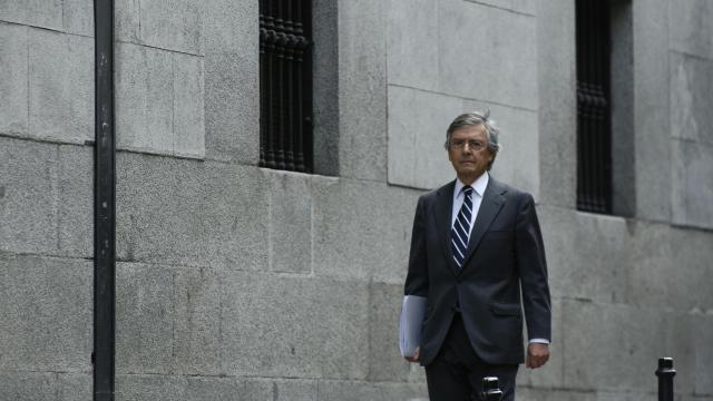 El abogado y exdiputado del PP Jorge Trías declara por el 'caso Bárcenas'.