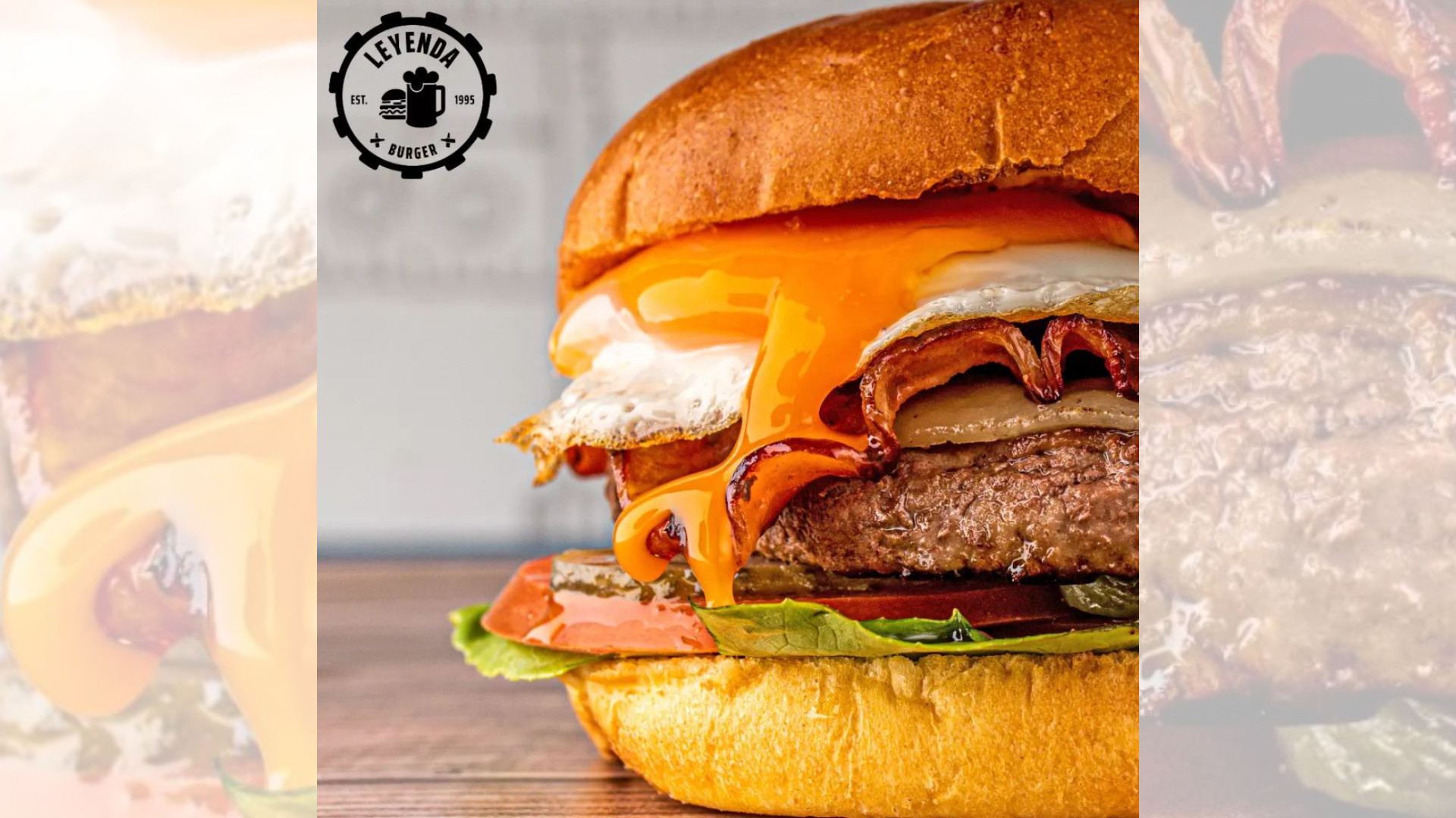 Hamburguesa La Leyenda. Foto: La Leyenda Burger