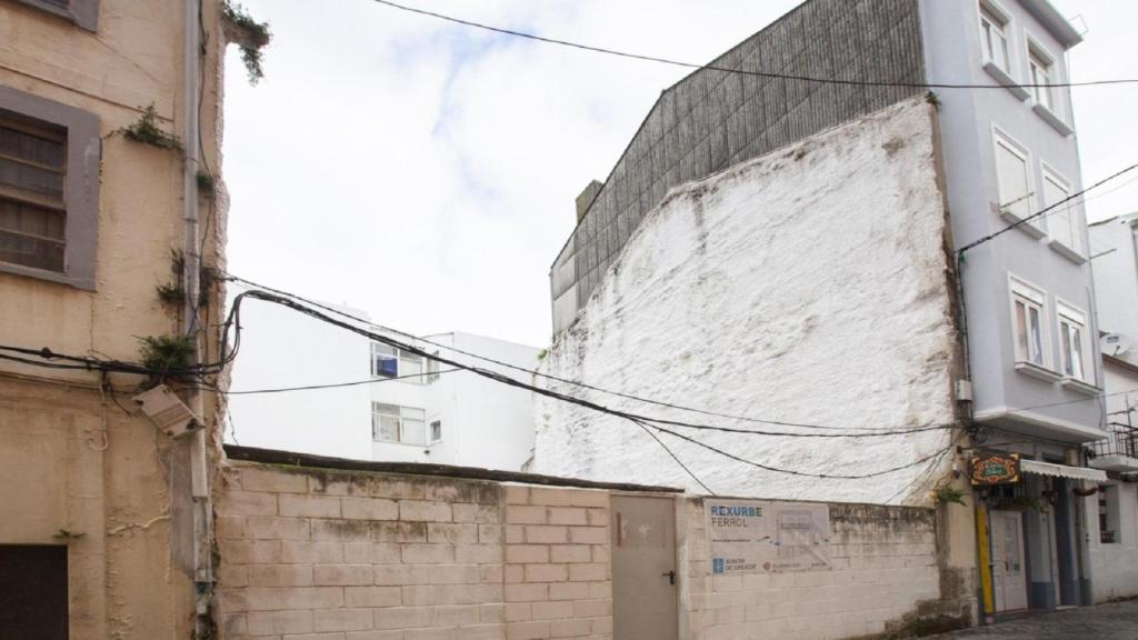 La calle Castro 22-24 de Ferrol Vello.