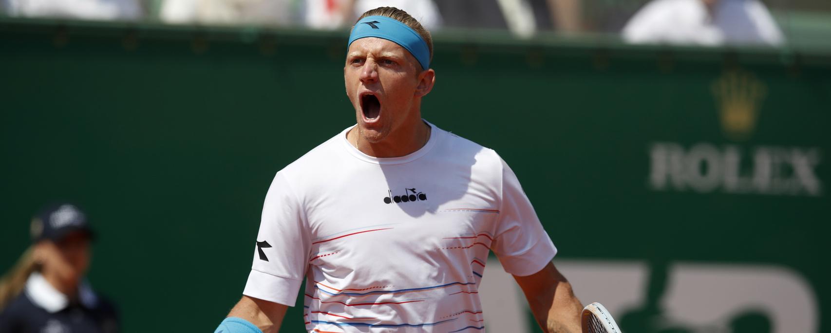 Alejandro Davidovich, en el Masters de Montecarlo