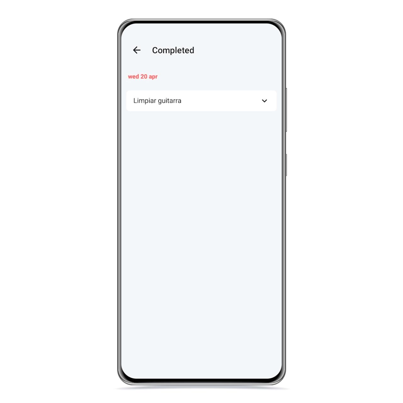 Memento tareas completadas