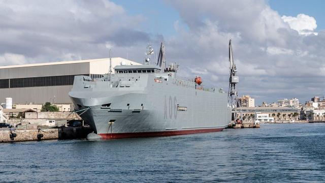 El buque Ysabel en el puerto de Cartagena