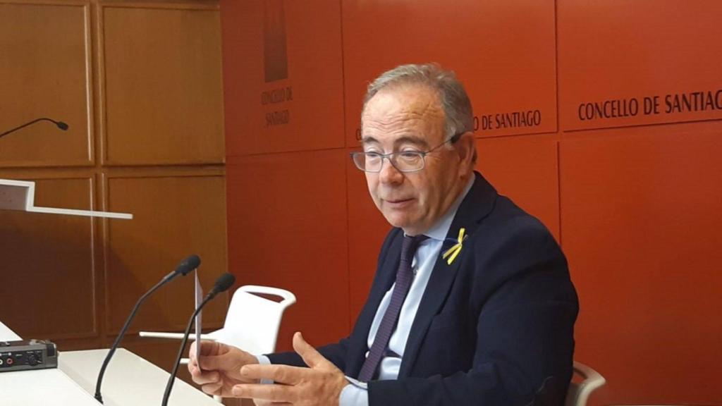 El alcalde de Santiago de Compostela, Xosé Sánchez Bugallo.