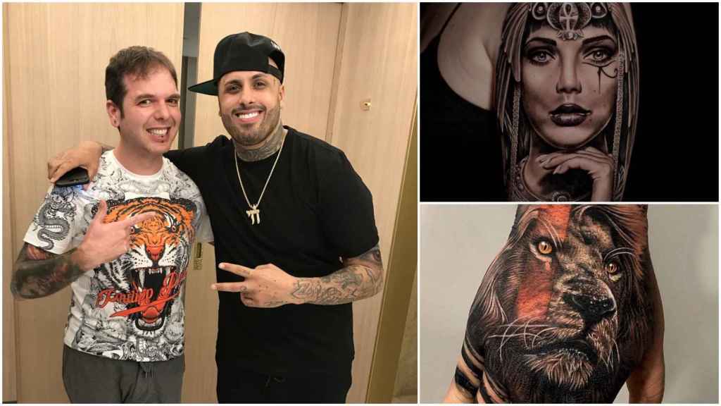 PXA Body Art, el estudio de Pontevedra que tatuó a Neymar y a Nicky Jam