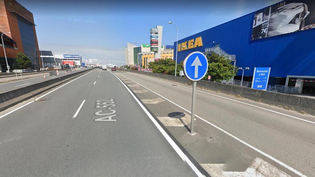 La señal que ha provocado el accidente, según testigos de la escena posterior