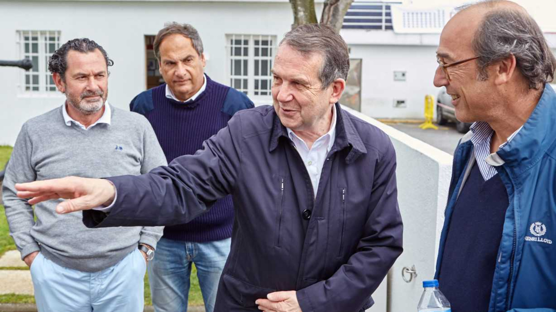 Abel Caballero en el Marítimo de Canido. Foto: Ángel Tourón