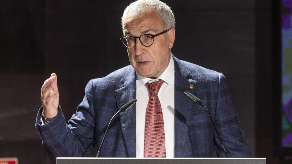 Alejandro Blanco, el presidente del Comité Olímpico Español, durante un acto.
