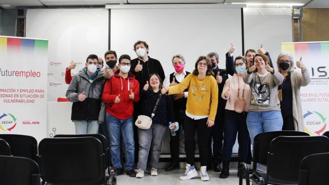 El alumnado de la acción formativa Asistencia Documental y Aplicaciones Informáticas.