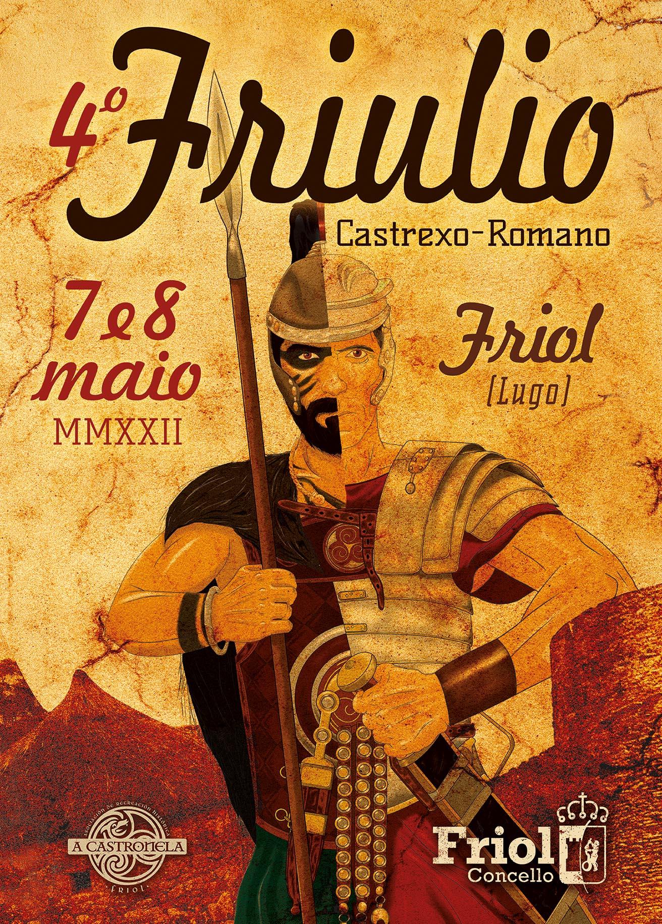 Cartel del Friulio de Friol (Concello de Friol).