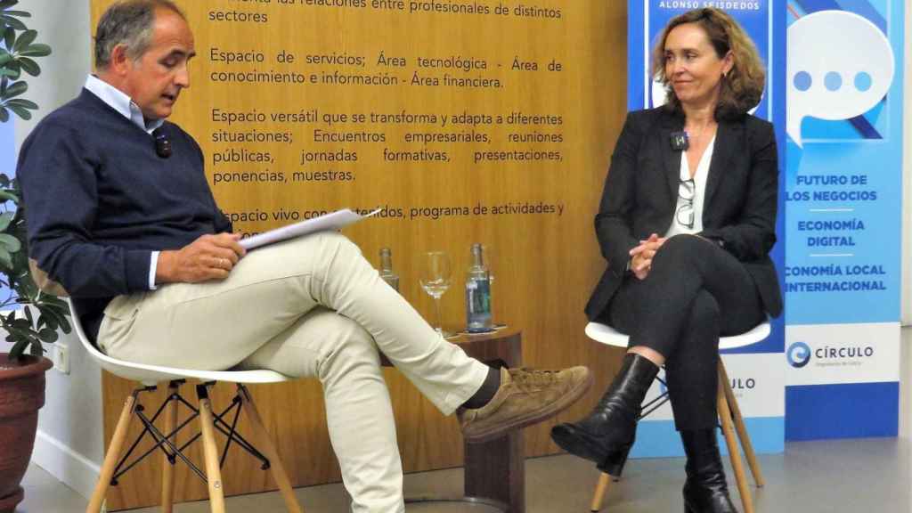 La consejera delegada del grupo sanitario Ribera en el Círculo de Empresarios de Galicia.