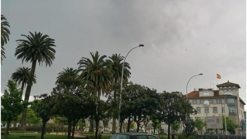 Tormenta en A Coruña en una imagen de archivo.