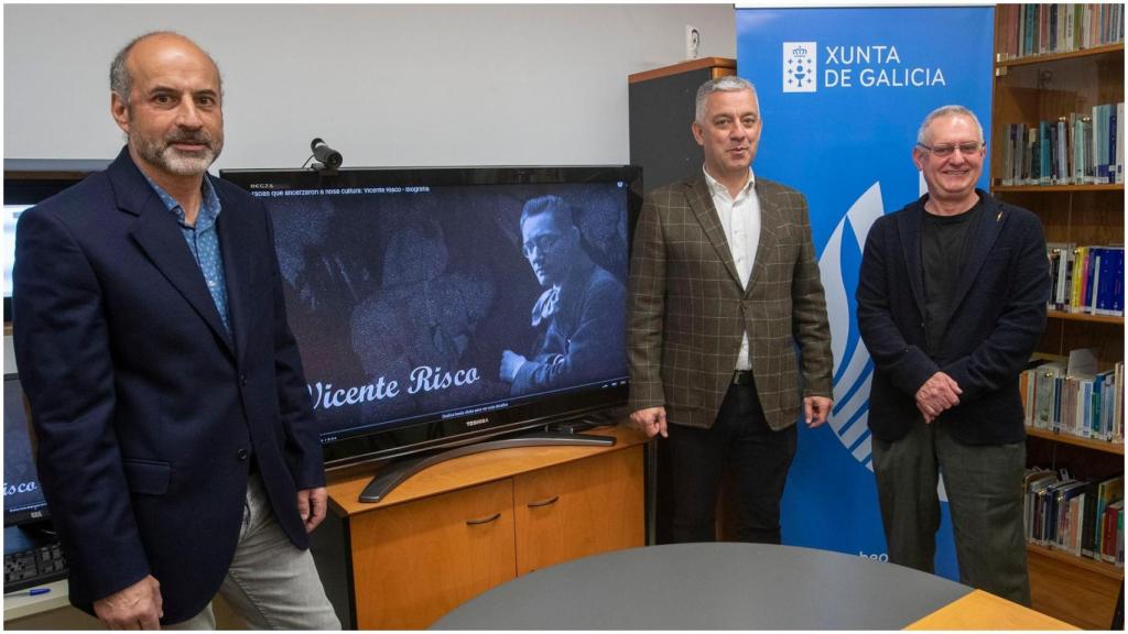 La presentación del documental sobre Vicente Risco.