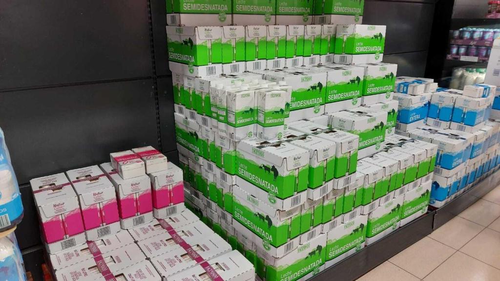 Leche Hacendado de Mercadona.