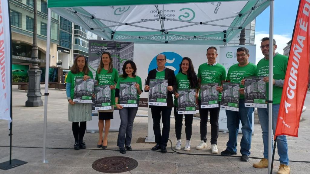 Presentación de la carrera contra el cáncer.