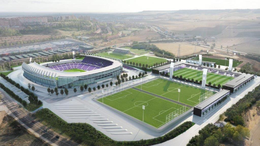 Imagen de la nueva ciudad deportiva del Pucela. Fotografía: Real Valladolid
