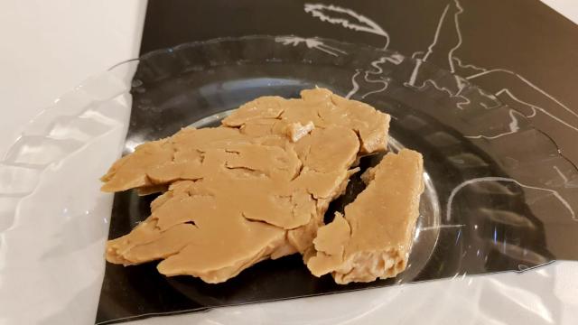 Así es la proteína de guisante texturizada húmeda antes de ser cocinada