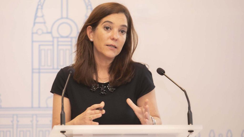 La alcaldesa de A Coruña, Inés Rey, en una imagen de archivo