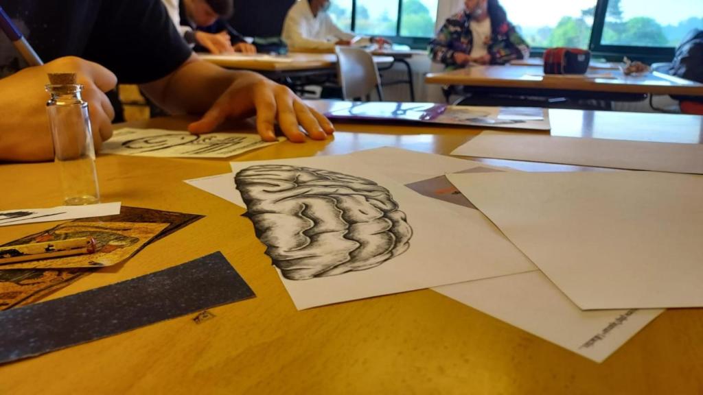 Arte en las aulas de Cambre.