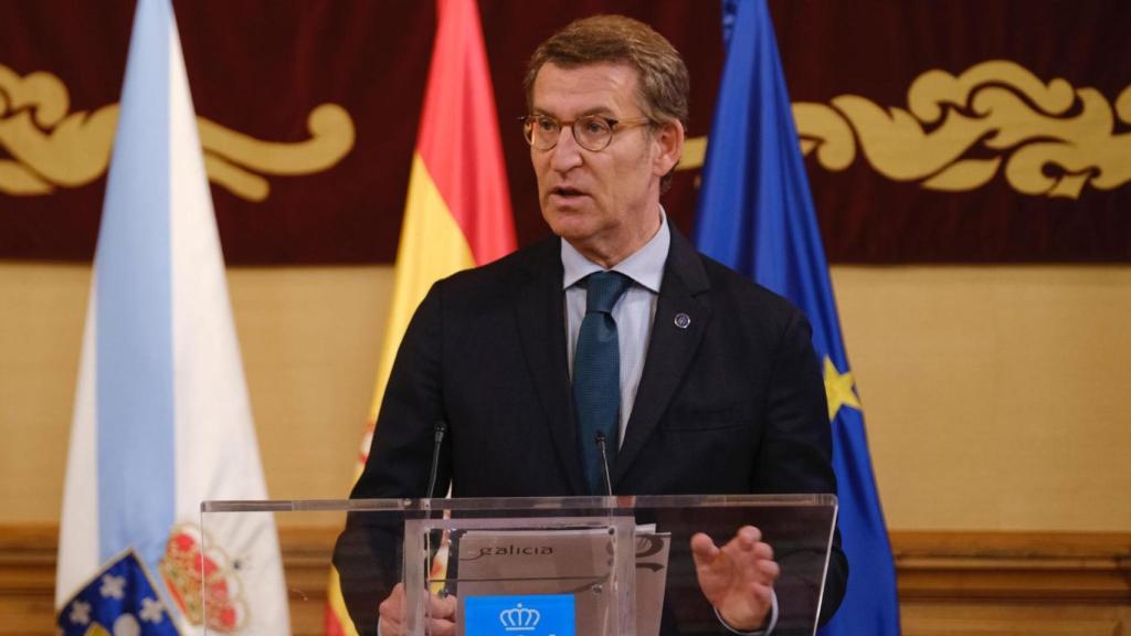 El líder del PP nacional, Alberto Núñez Feijóo.