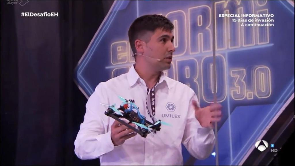 Iván Merino, en El hormiguero.