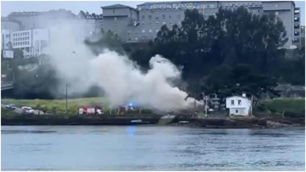 Incendio en As Xubias.