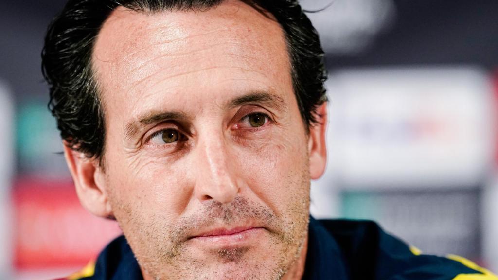 Unai Emery, en rueda de prensa.