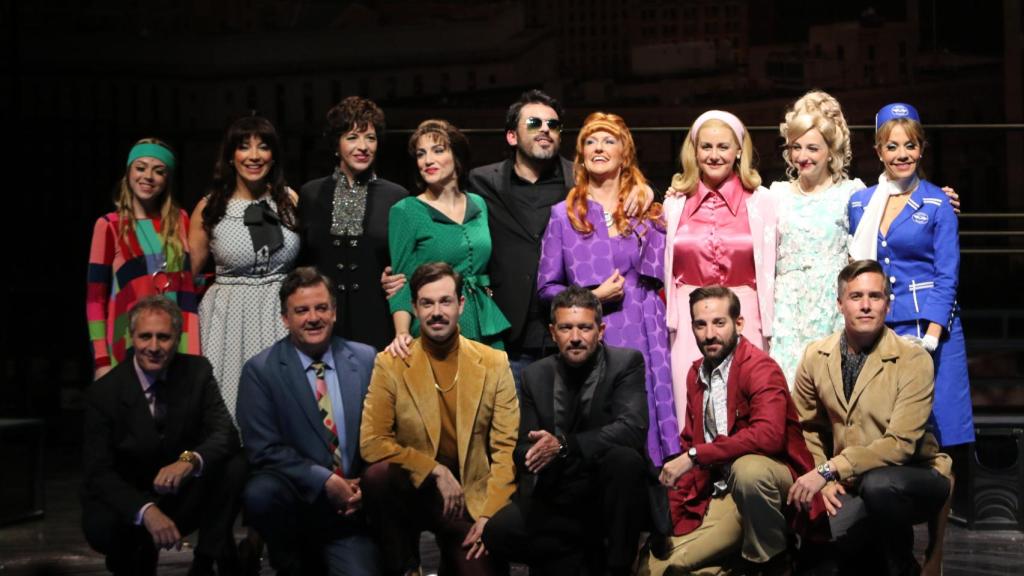 Antonio Banderas en una presentación de 'Company' en Málaga.