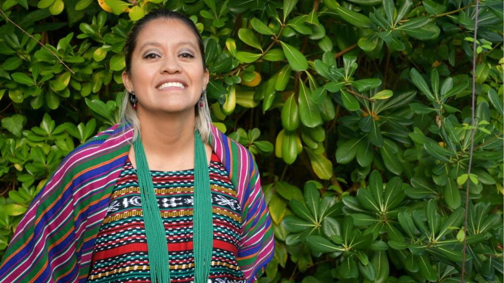 La activista Lucía Ixchíu