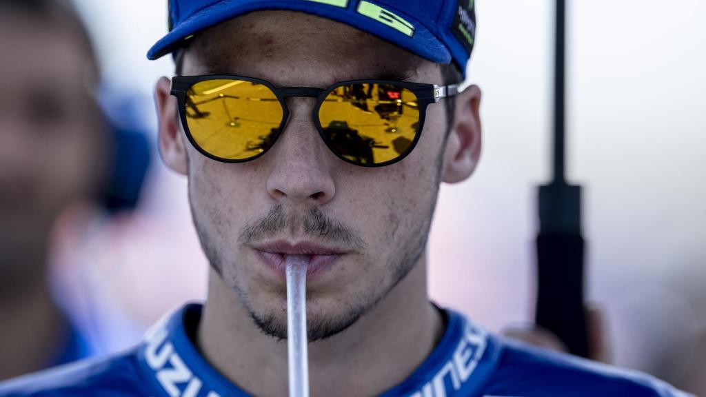 Joan Mir, antes de una salida.