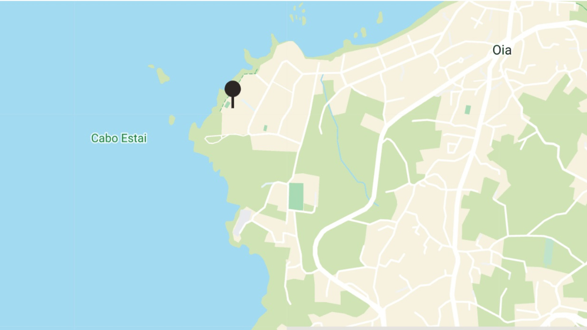 Situación en el mapa de la urbanización Los Cabos Canido. Imagen: Grupo Viqueira